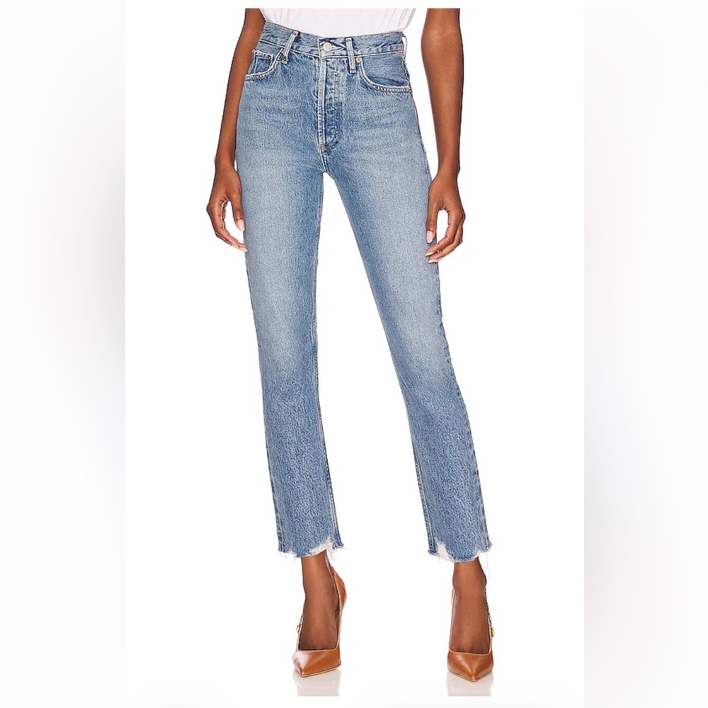 Agolde Riley High Rise Cropped Jeans